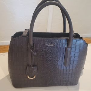 Radley London Liverpool Street 2.0 medium ziptop multiway bag in Thurder Grey